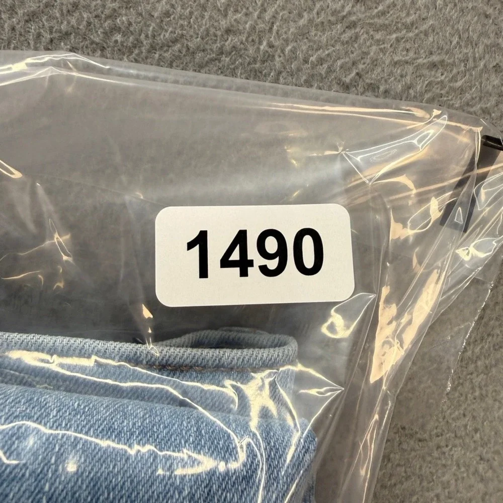 Hollister Athletic Slim Straight Jeans Mens 32x34 (FIT 32x32) Light Wash Denim